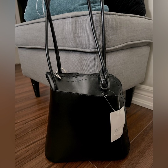 La Borsa made in Italy handbag (BNWT) black leather - Picture 1 of 5